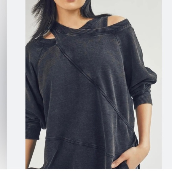 pilcro crossover sweatshirt